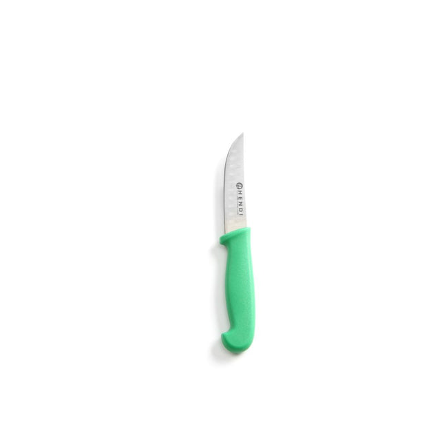 Universal knife short 90 mm green PP handle 1/box