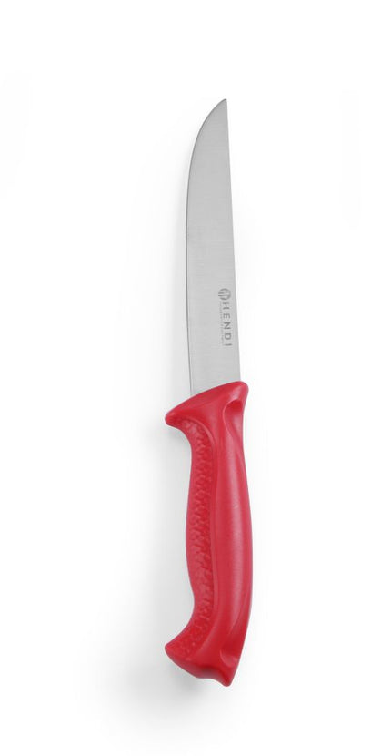 Carving knife 150 mm red PP handle 1/box