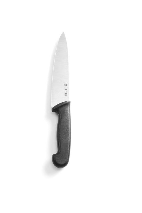 Chef's knife 180 mm black PP handle 1/box