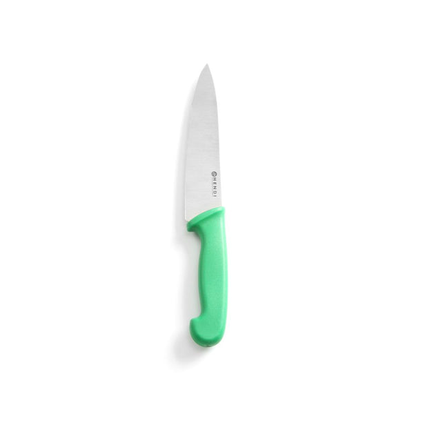 Chef's knife 180 mm green PP handle 1/box
