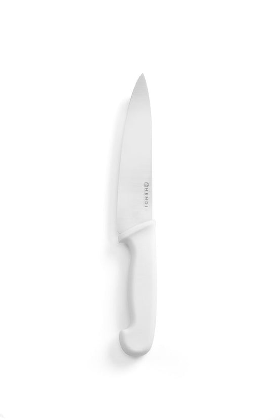 Chef's knife 180 mm white PP handle 1/box