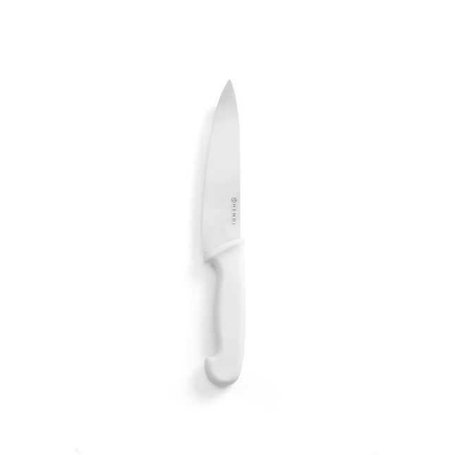 Chef's knife 180 mm white PP handle 1/box