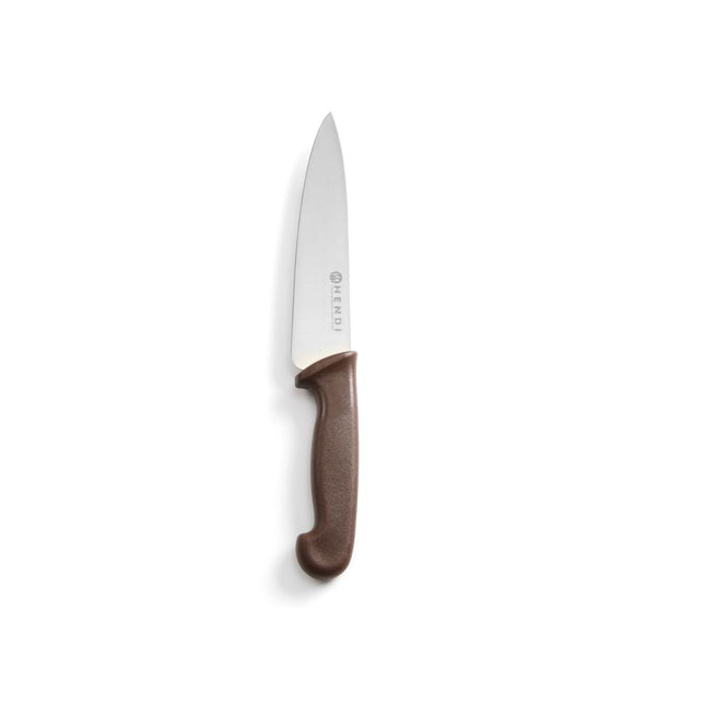 Chef's knife 180 mm brown PP handle 1/box