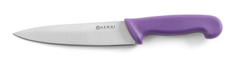 Chef's knife 180 mm purple PP handle 1/box