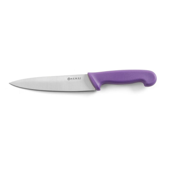 Chef's knife 180 mm purple PP handle 1/box