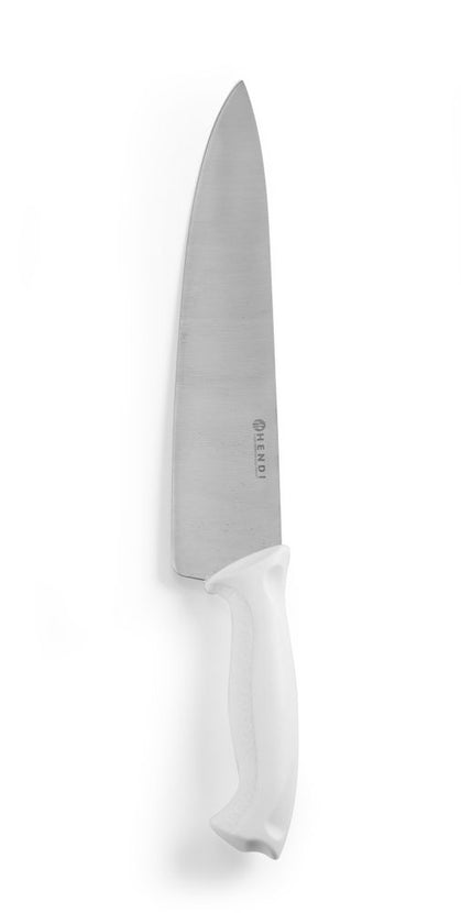 Chef's knife 240 mm white PP handle 1/box