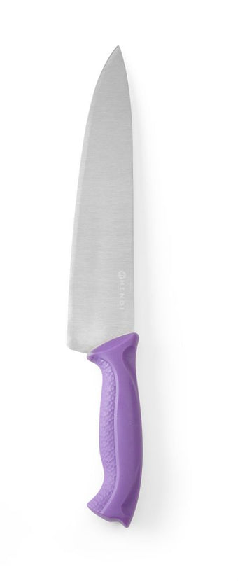 Chef's knife180/320 mm purple PP handle 1/box