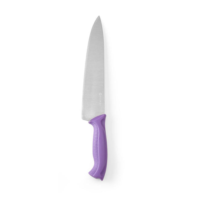 Chef's knife180/320 mm purple PP handle 1/box