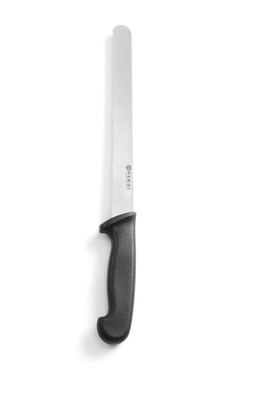 Bread knife 250 mm black PP handle 1/box