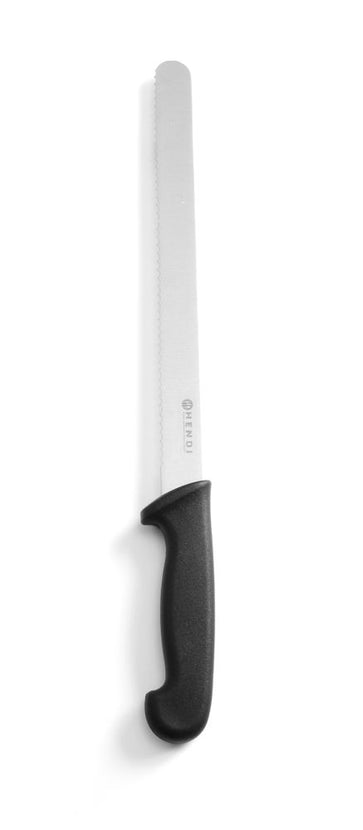 Bread knife 300 mm black PP handle 1/box