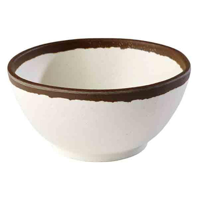 Come CROCKER Melamine, White/Brown 1/box