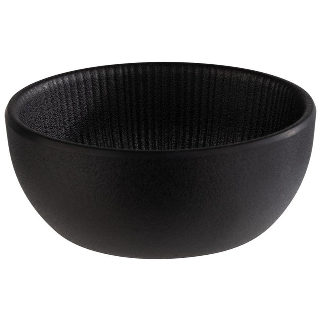 Bowl Nero 85 x 85 mm Melamine Black