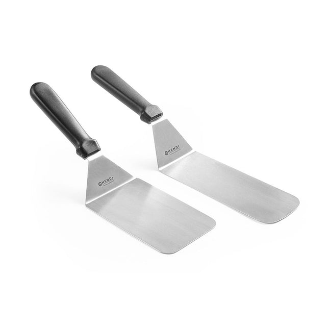 Baking spatula 200x73 mm black PP handle 1/box