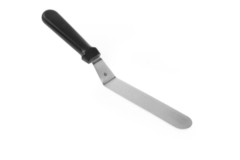 Pancake knife 200x32 mm black PP handle 1/box