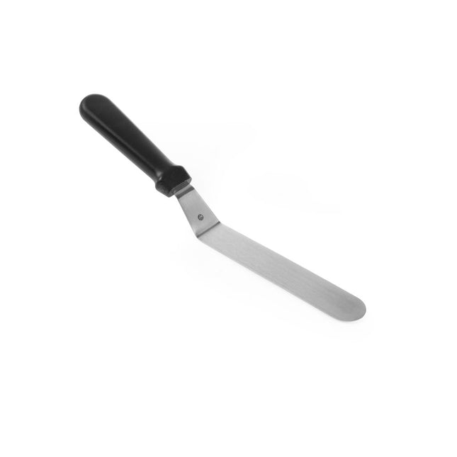 Pancake knife 200x32 mm black PP handle 1/box