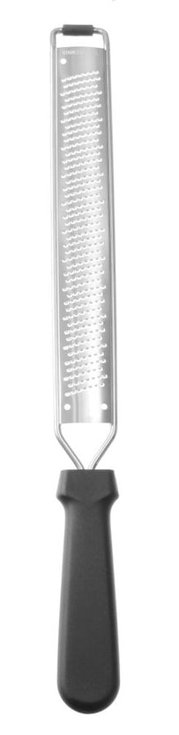 Grater narrow stainless steel fine black PP handle 35x220/390 mm 1/box