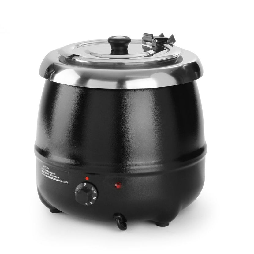 Soup kettle black Hendi 8 l340x360 mm 230V 435W 1/box
