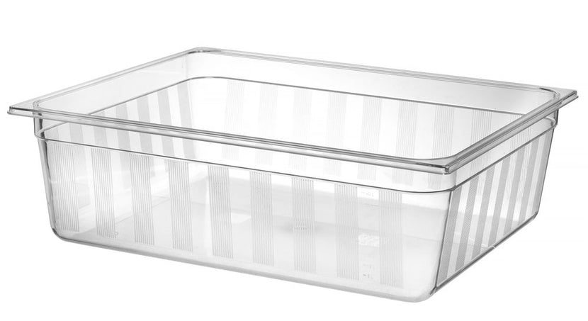 Gastronorm container2/1 polycarbonate transparent 1/box