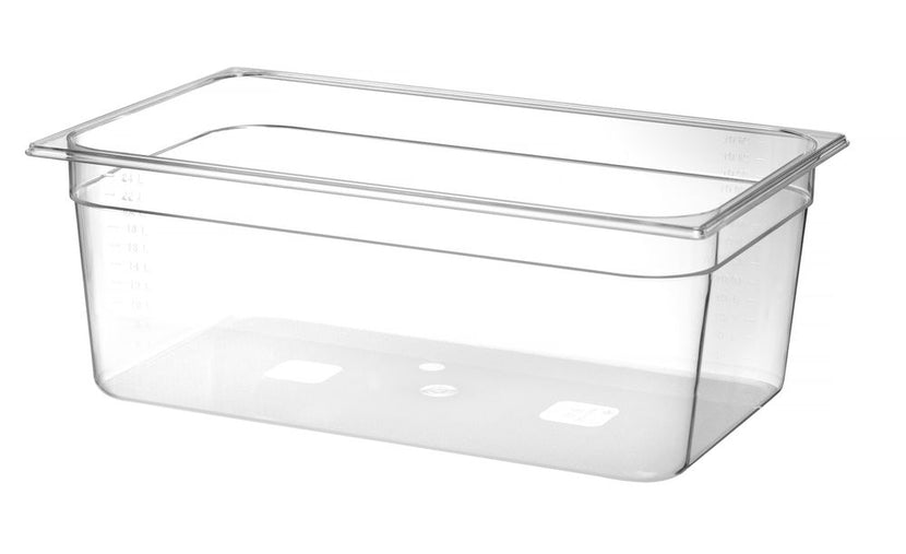 Gastronorm container 1/1 200 mmpolycarbonate transparent 1/box