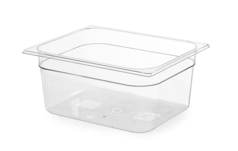 Gastronormbak 1/2 150 mmpolycarbonaat transparant 1/box