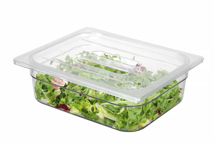 Gastronorm container 1/2 100 mmpolycarbonate transparent 1/box