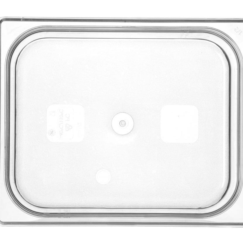 Gastronormbak 1/2 100 mmpolycarbonaat transparant 1/box
