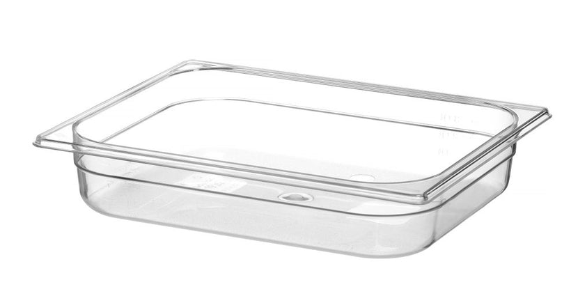 Gastronorm container 1/2 65 mmpolycarbonate transparent 1/box