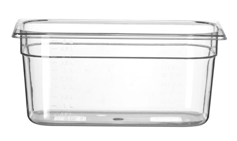 Gastronorm container 1/3 150 mmpolycarbonate transparent 1/box