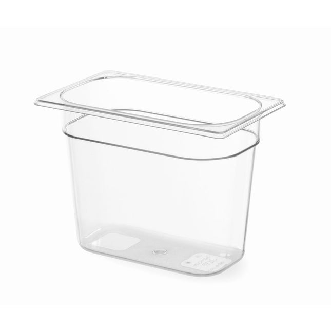 Gastronorm container 1/4 200 mmpolycarbonate transparent 1/box