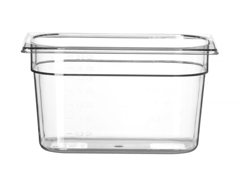 Gastronorm container1/4 150 mm transparent 1/box