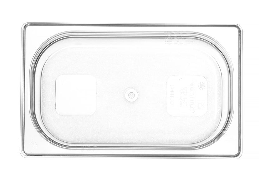 Gastronormbak 1/4 100 mmpolycarbonaat transparant 1/box