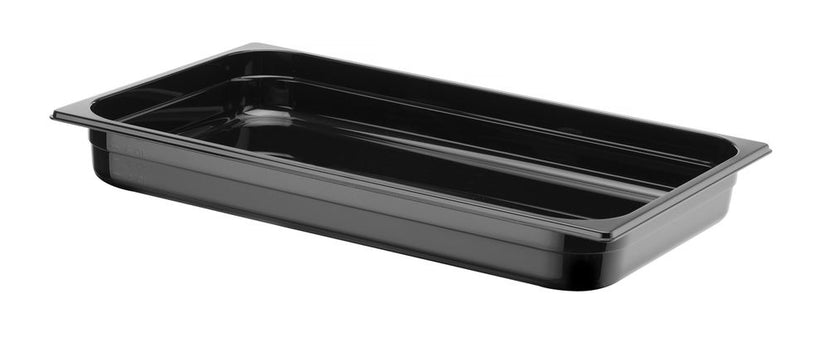 Gastronorm container1/1 65 mm PC black 1/box