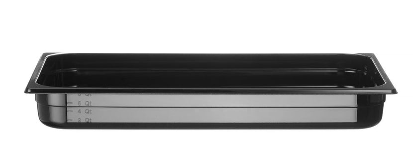 Gastronorm container1/1 65 mm PC black 1/box