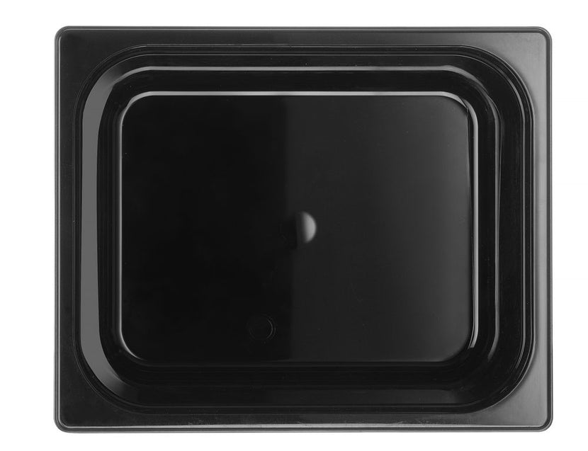 Gastronorm container1/2 200 mm polycarbonate black 1/box