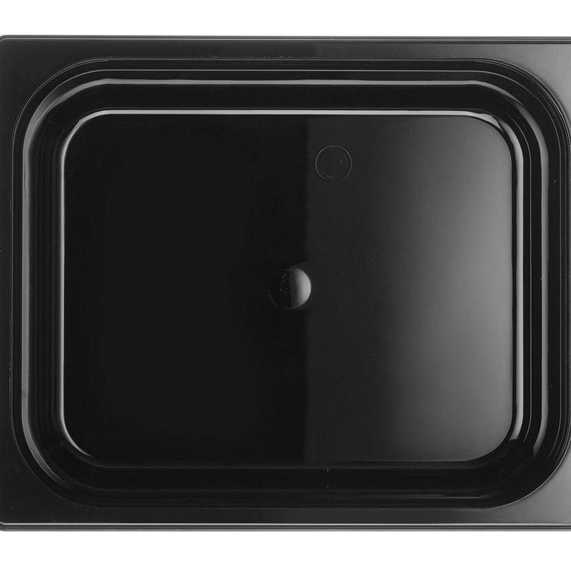 Gastronorm container1/2 150 mm polycarbonate black 1/box