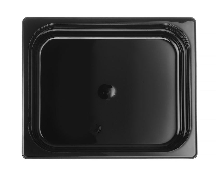 Gastronorm container1/2 65 mm polycarbonate black 1/box