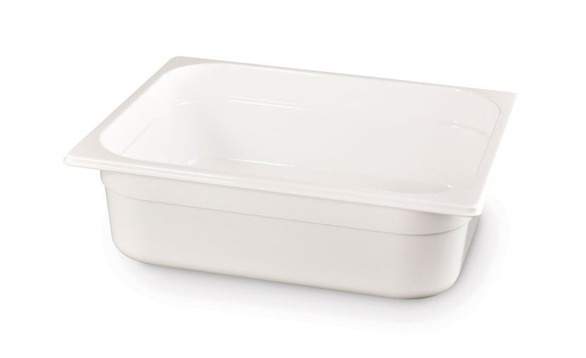 Gastronorm container1/2 100 mm polycarbonate white 1/box