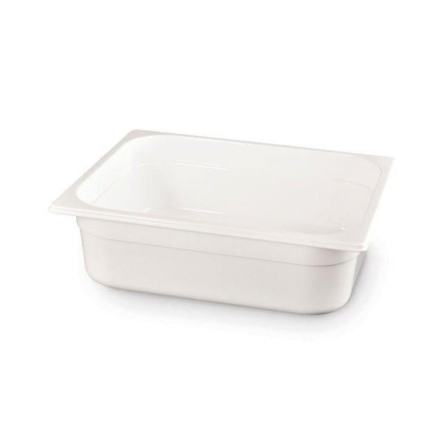 Gastronorm container1/2 65 mm polycarbonate white 1/box