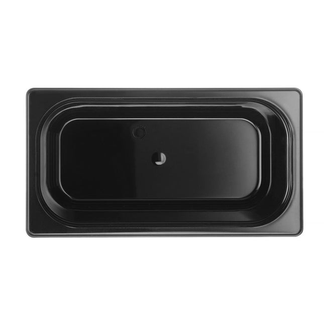 Gastronorm container1/3 200 mm polycarbonate black 1/box