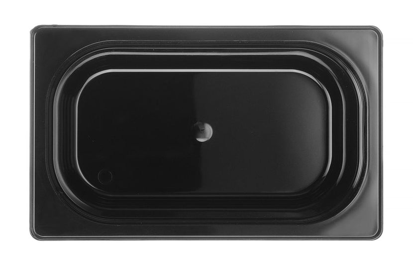 Gastronorm container1/4 150 mm polycarbonate black 1/box