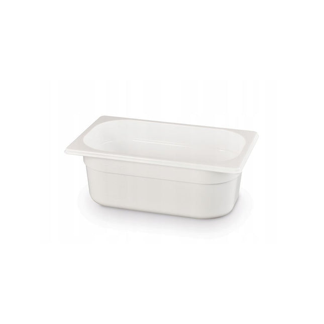 Gastronorm container1/4 65 mm polycarbonate white 1/box