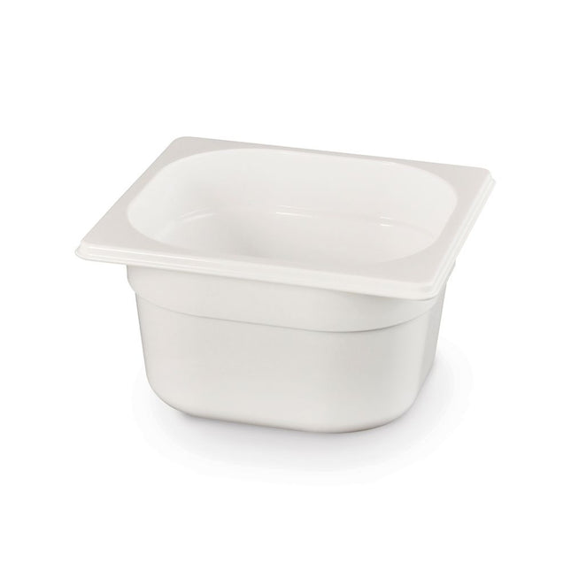 Gastronorm container1/6 150 mmpolycarbonate white 1/box