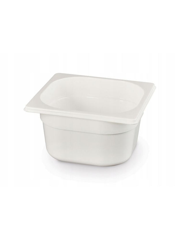 Gastronorm container1/6 65 mm polycarbonate white 1/box