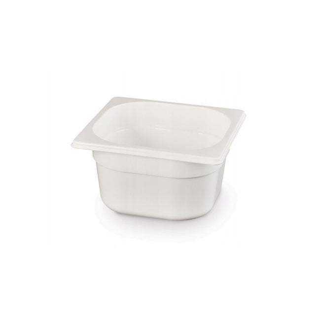 Gastronorm container1/6 65 mm polycarbonate white 1/box
