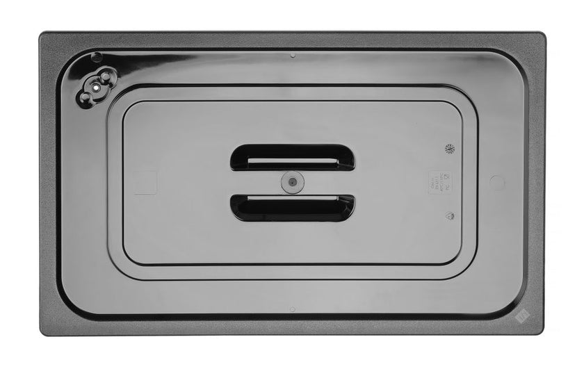 Gastronormdeksel1/1 polycarbonaat zwart 1/box