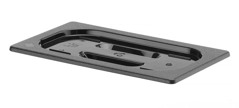 Gastronorm lid1/4 polycarbonate black 1/box