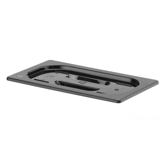 Gastronorm lid1/4 polycarbonate black 1/box