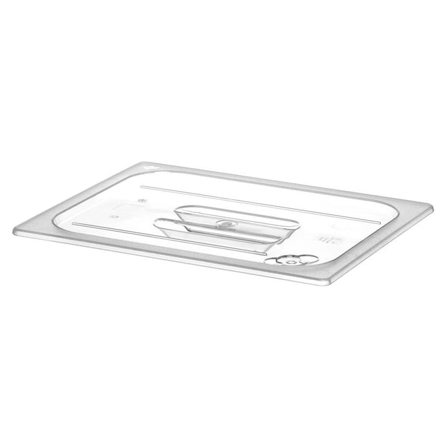 Gastronorm lid without recess. 1/2polycarbonate transparent 1/box