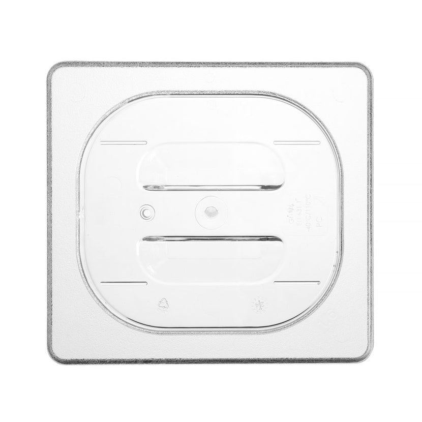 Gastronormdeksel1/6 PC transparant 1/box