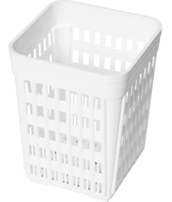 Cutlery basket square white PP 110x110x140 mm 1/box